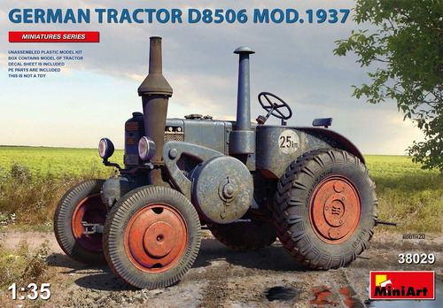 Miniart Tractor Aleman Mod Kit Modelo Escala