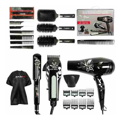 Babyliss Tattoo Secador + Planchita + Cortadora Pelo +cuotas