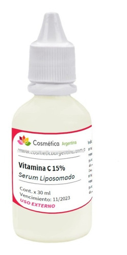 Serum Vitamina C 15% Antiage Manchas Apto Radiofrecuencia 