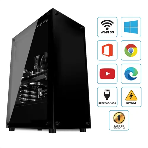 i7 8700【管244】WiFi5／16GB／SSD256GB／HDD500G Pc Cpu I7 8700 8ogeração+16gb Ram Ddr4+ Ssd 1tb+f.500w W11