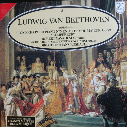 Vinilo Beethoven Concerto N°5  L'empereur  H.rosbaud