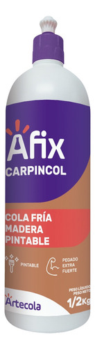 Afix Cola Fria Madera Pintable Botella 1/2