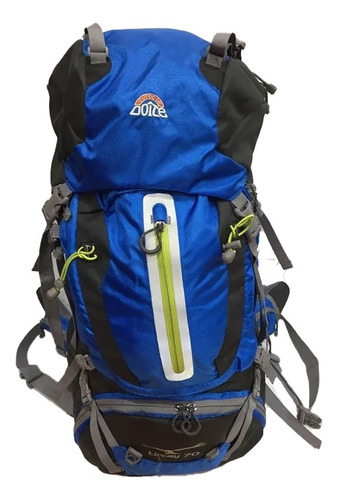 Mochila Doite Lircay 70 Camping Expedicion Color Azul Diseño De La Tela Poliéster