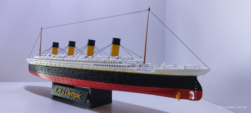 Navio Do Rms Olympic, 65 Cm, Flutua E Afunda