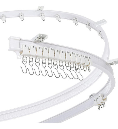 Juego De Rieles Para Cortinas Accesorios 400cm