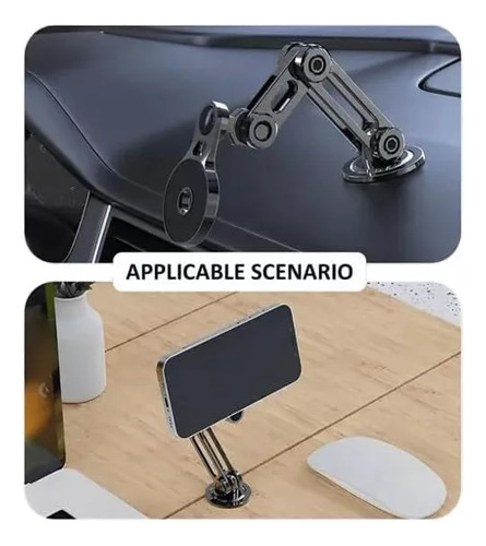 Soporte Magnético Teléfono De Metal For Automóvil 360 °