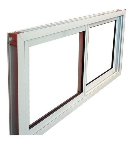 Imagen 5 de 10 de Ventana Aluminio Blanco Entero 100x60 Oferta Aberturas Leo!!