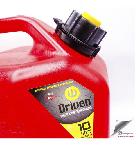Imagen 3 de 10 de Bidon De Nafta - Combustible 10 Litros Con Pico En 2 Colores