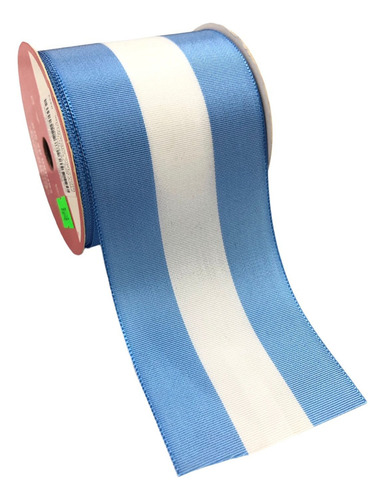 Cinta Bandera Arg 70mm N22 10 Metros - Tta Color Celeste Bamdera Arg
