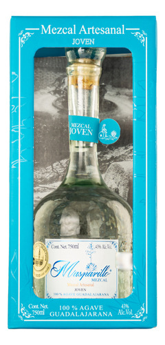 Mezcal Artesanal Masparillo Joven 750 Ml