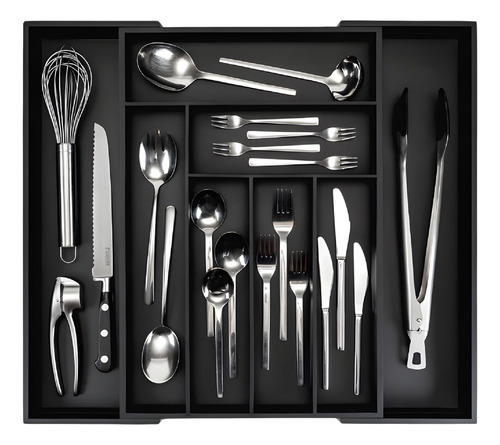 Organizador Cubiertos Expandible Cocina Cajón Cubiertos