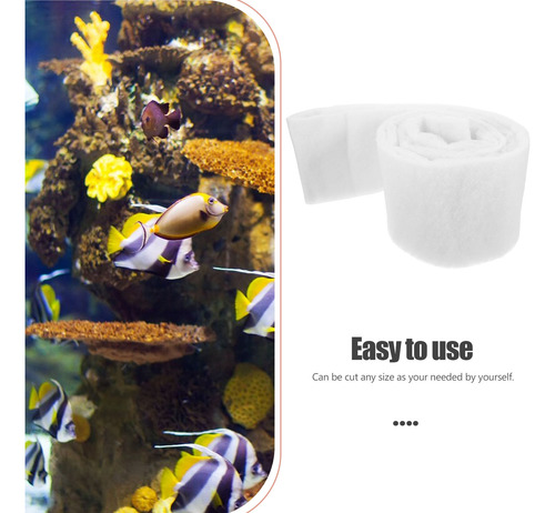 Almohadilla Para Pecera Con Filtro De Fibra Blanca Aquarium