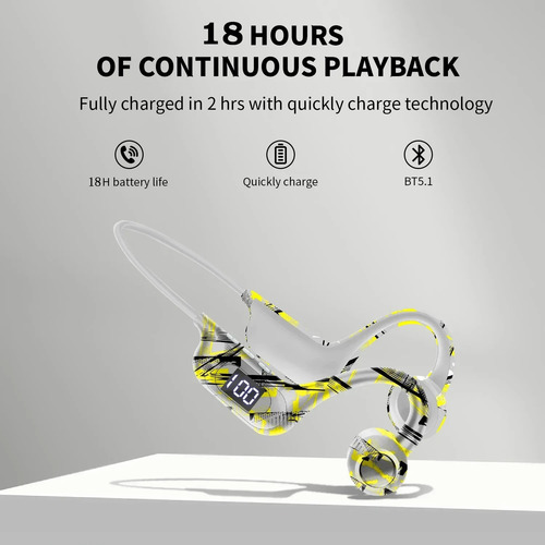 Nuevos Auriculares Deportivos Bluetooth De Conducción Ósea