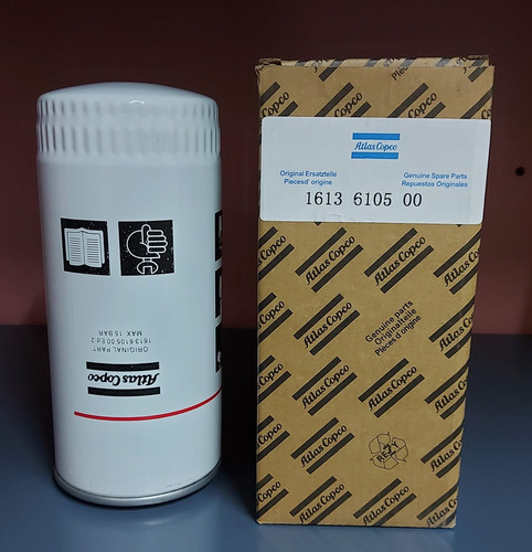 Filtro De Aceite Atlas Copco 1613-6105-00 1613610500
