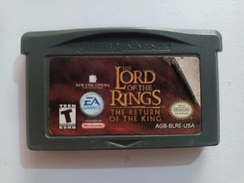 The Lord Of The Rings The Return Of The King Game Boy Advanc