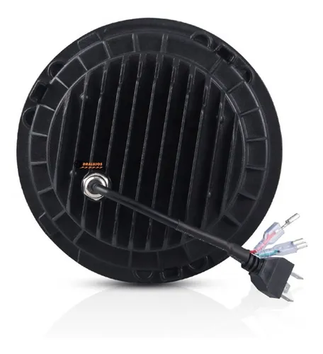 1 Farola Luz Led Drl Redonda 7 Pulgadas Con Ojo De Angel 4x4