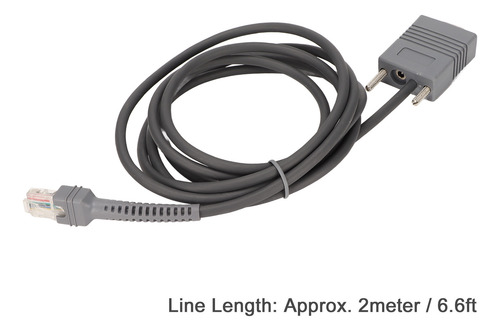 Escáner De Código De Barras Serial Cable Rs232 Pvc Rj45 Pos