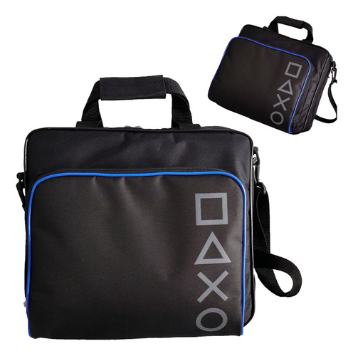 Bolsa Para Ps4 Slim Fat De Transporte C/ Compartimentos Case