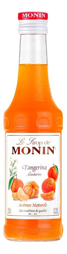 Mini Xarope Monin 250ml Sabores Soda Italiana Drinks O Sabor Tangerina