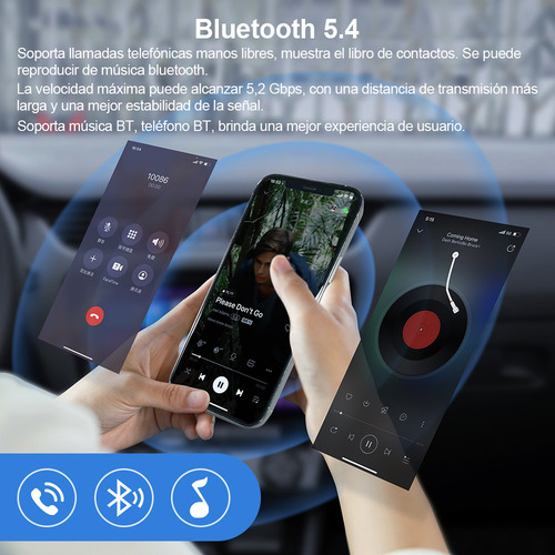 Estéreo Carplay 2+32gb Para Toyota Camry 2012-2014 Gps Wifi