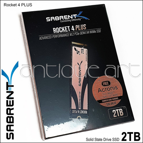 A64 Sabrent Rocket 4 Plus 2tb Ssd Sólido Interno Sb-rkt4p (Usado)
