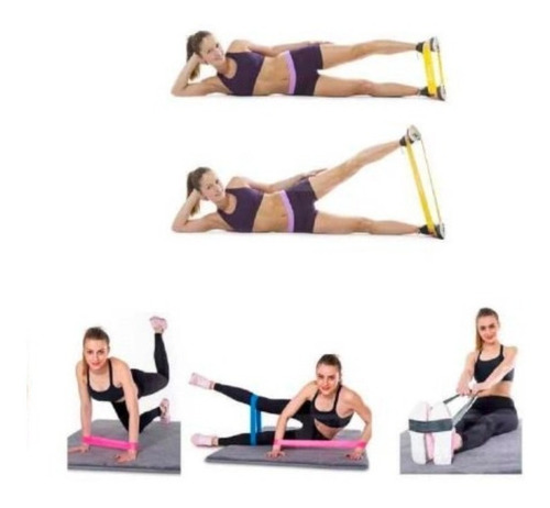Imagen 9 de 10 de Bandas Elasticas Circulares X 3 Unidades Tela Fitness