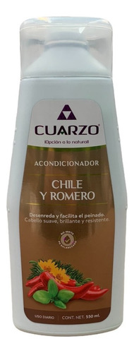 Acondicionador Cuarzo Chile Y Romero 550ml