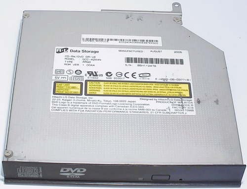 Unidad Laptop Ide Data Storage Gcc-4244n Cd-rw Dvd