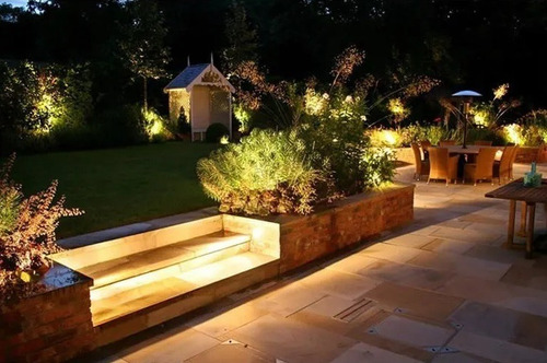 Imagen 3 de 5 de Spot Estanco Exterior Aluminio Led Móvil C/ Jabalina Jardín