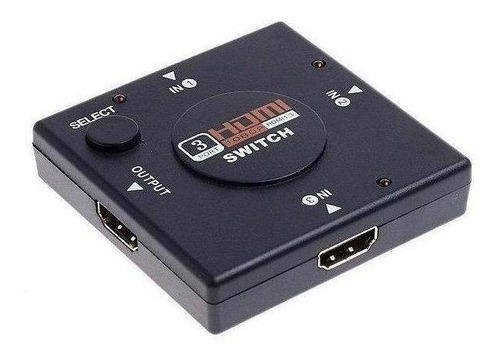 Switch Video Audio Compatible Con Hdmi 3 Entradas