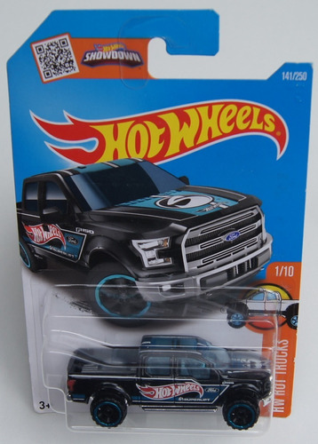 Hot Wheels 2016 #141/250 2015 Ford F-150 Azul Hw Hot camiones caso un 