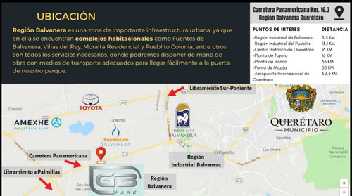 Imagen 10 de 16 de Renta Bodega Industrial Parque Grand Bajio Region Balvanera Ibr190912a-cl