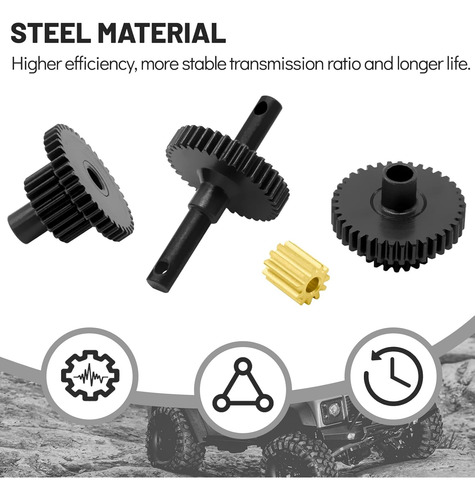 Ogrc Metal Steel 9.7:1 Juego De Engranajes De Transmisión De