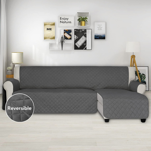 Funda De Sofá Seccional Issuntex Reversible En Forma De L Pa