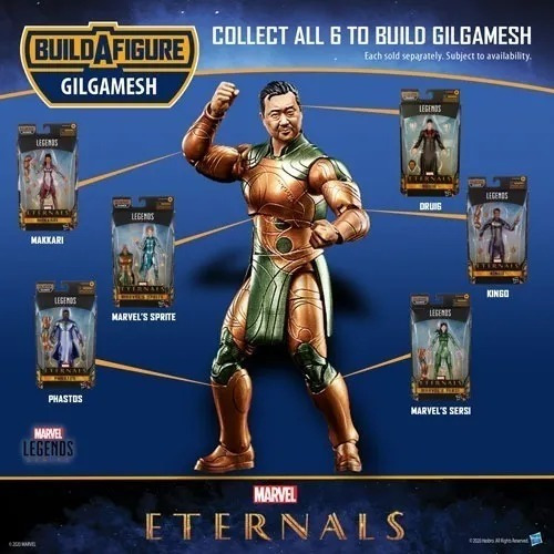 Figura Druig Marvel Legends Eternals Gilgamesh Baf Hasbro
