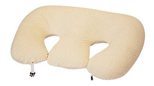 La Almohada Twin Z - Crema - 6 Usos En 1 Twin Pillow!