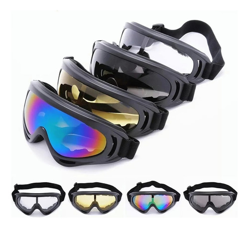 Goggles Motociclista Motocross Enduro Rzr Tacticos Colores