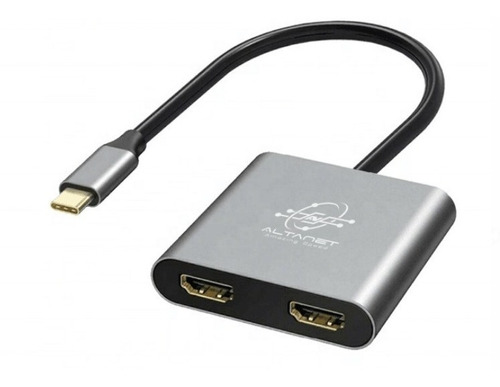 Hub Adaptador Usb-c Pd 2 Monitores Independientes Hdmi 4k 