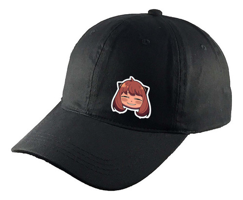 Gorra Clasica Algodón Negra Spy X Family Rr110