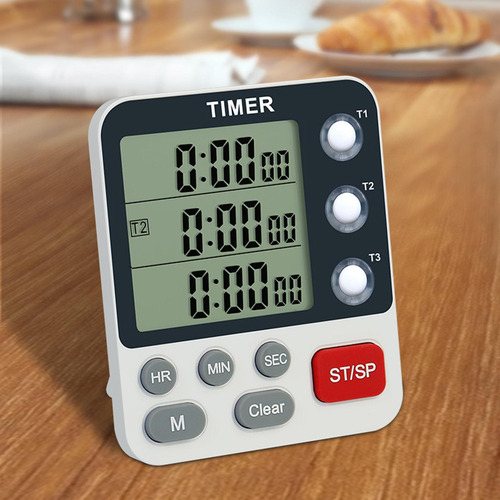 Temporizador Digital De Três Canais, Lembrete De