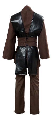 Disfraz De Cosplay De Anakin Skywalker, Marrón, Sin Reloj