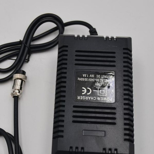 Z Cargador De Batería De 36v 1.8a, Enchufe Hembra De 3