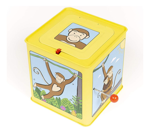 Jack The Monkey Tin Jack En La Caja