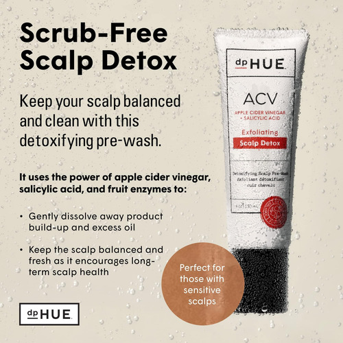 Esfoliante Desintoxicante Para Couro Cabeludo Dphue Acv 4 On