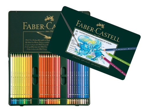 Lápices De Colores Faber Castell Durer X60 Acuarelables