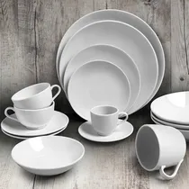 Comprar Set Juego Vajilla Porcelana Tsuji 2100 40 Pz Platos Tazas 