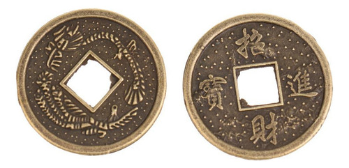 2 De 50 Unidades Moneda De China Feng -ching 2cm