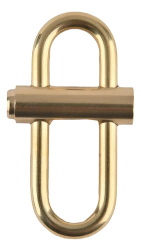 Novedad Llavero Cerradura Hebilla Gancho De Latón Cerradura