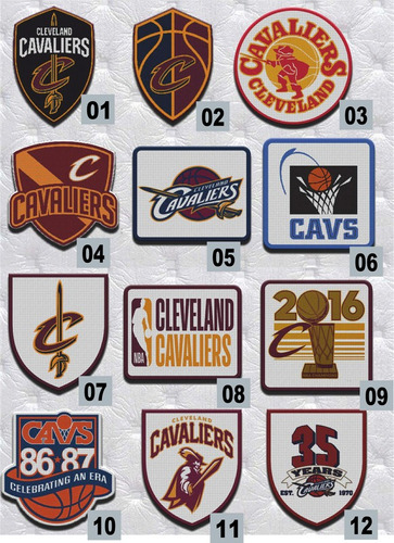 Parche Termoadhesivo Escudo Nba Cleveland Cavaliers