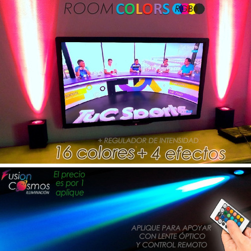 Lampara Living Color Led Bañador Ideal Pantalla Smart Tv Lcd
